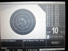 Free Pistol in Duet shooting