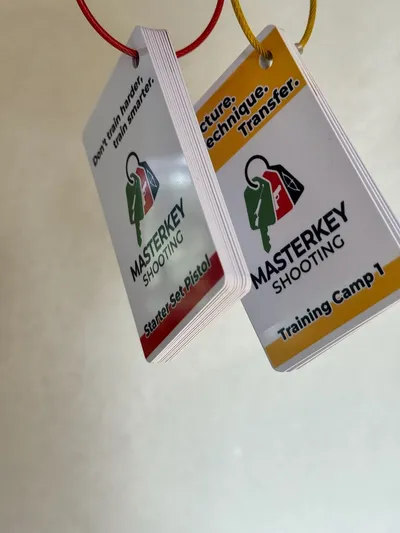 MasterKey Shooting: Structured Pistol Training with Starter Set & Training Camp 1 - Image 1